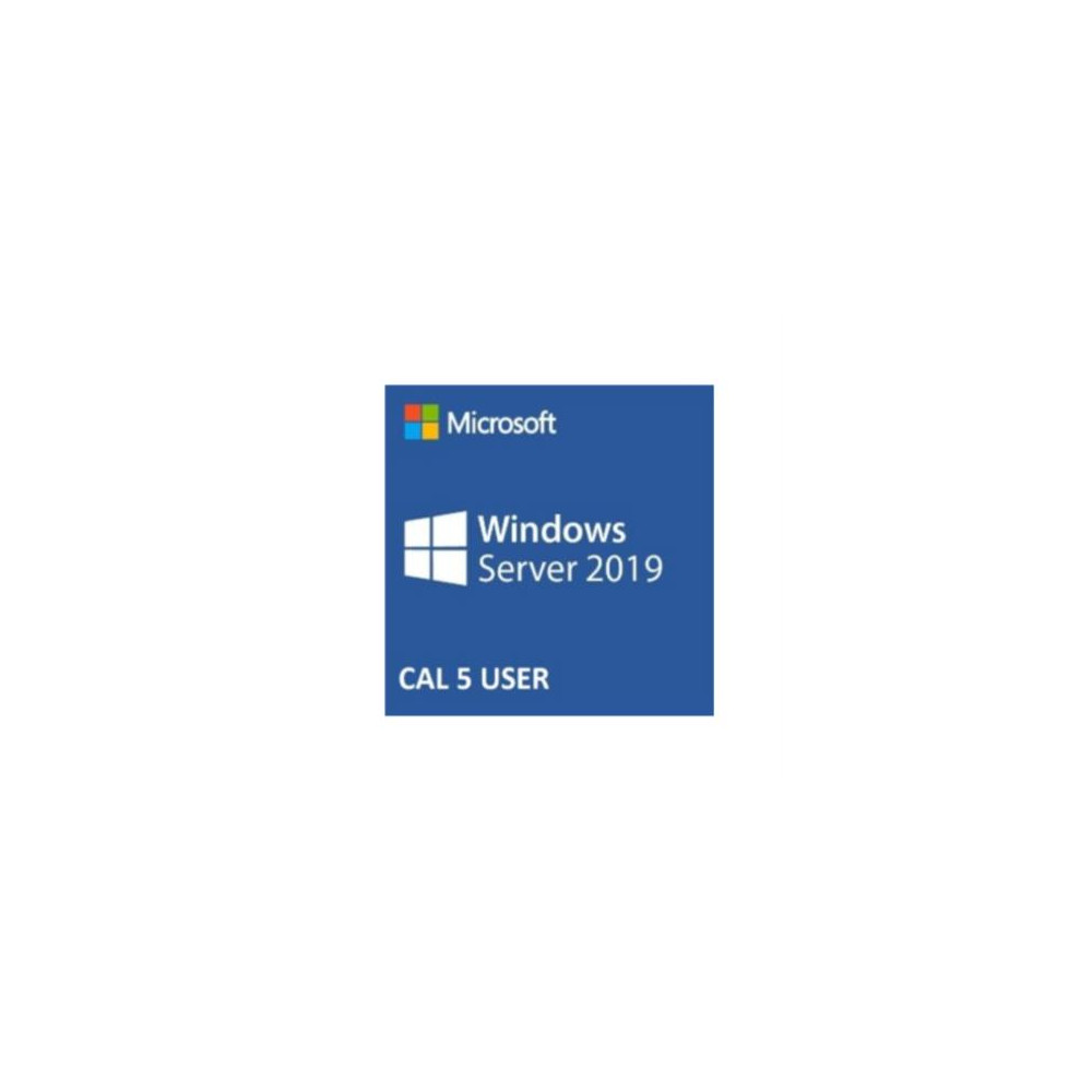 Software Microsoft Windows Server 2019 Client Access Licencia 5 Usuarios [ 7S050027WW ]