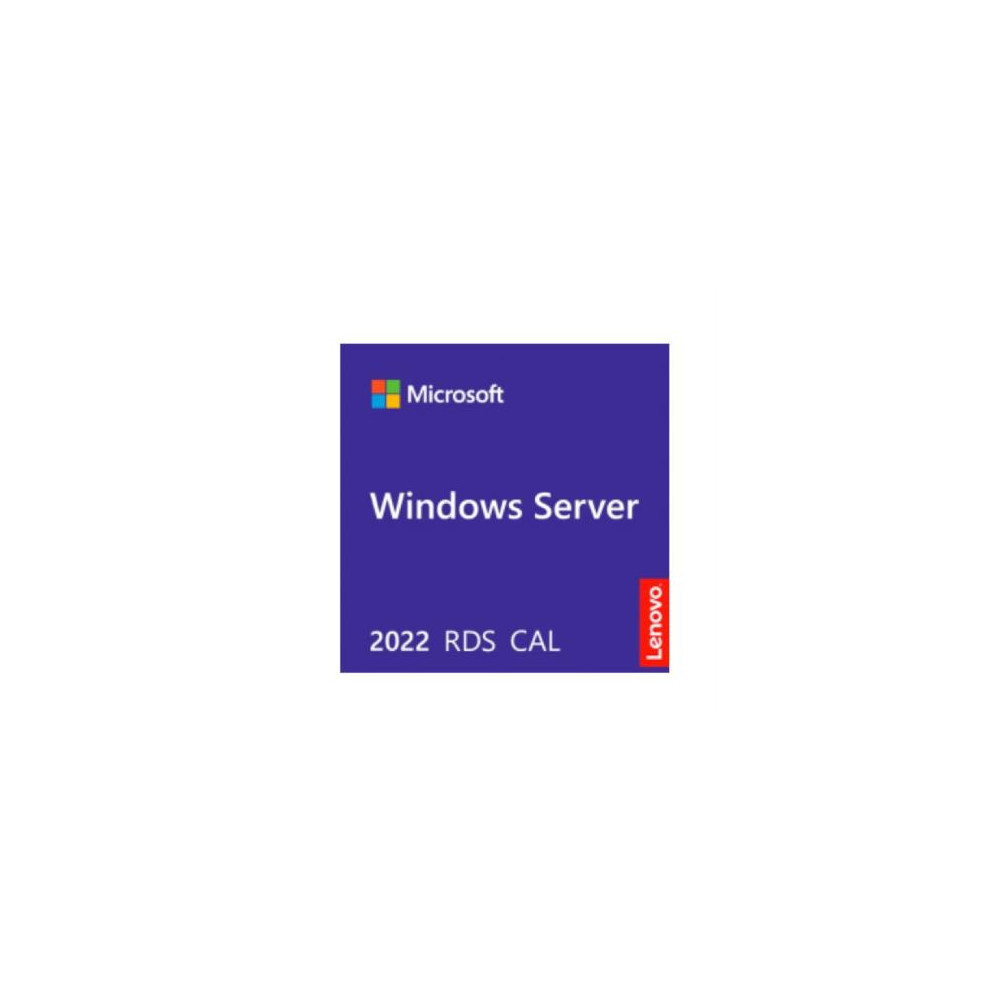 Lenovo Win Server 2022 RMT DSK SVCS RDS CAL (5 Usuarios) [ 7S050086WW ]