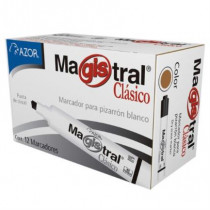 Marcador Magistral 83407 Color Caf para Pizarrn C/12 [ 83407 ]