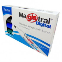 Marcador Magistral Digital Pizarrn Blanco Colores Surtidos Estuche C/4 Pzas [ 8384 ]