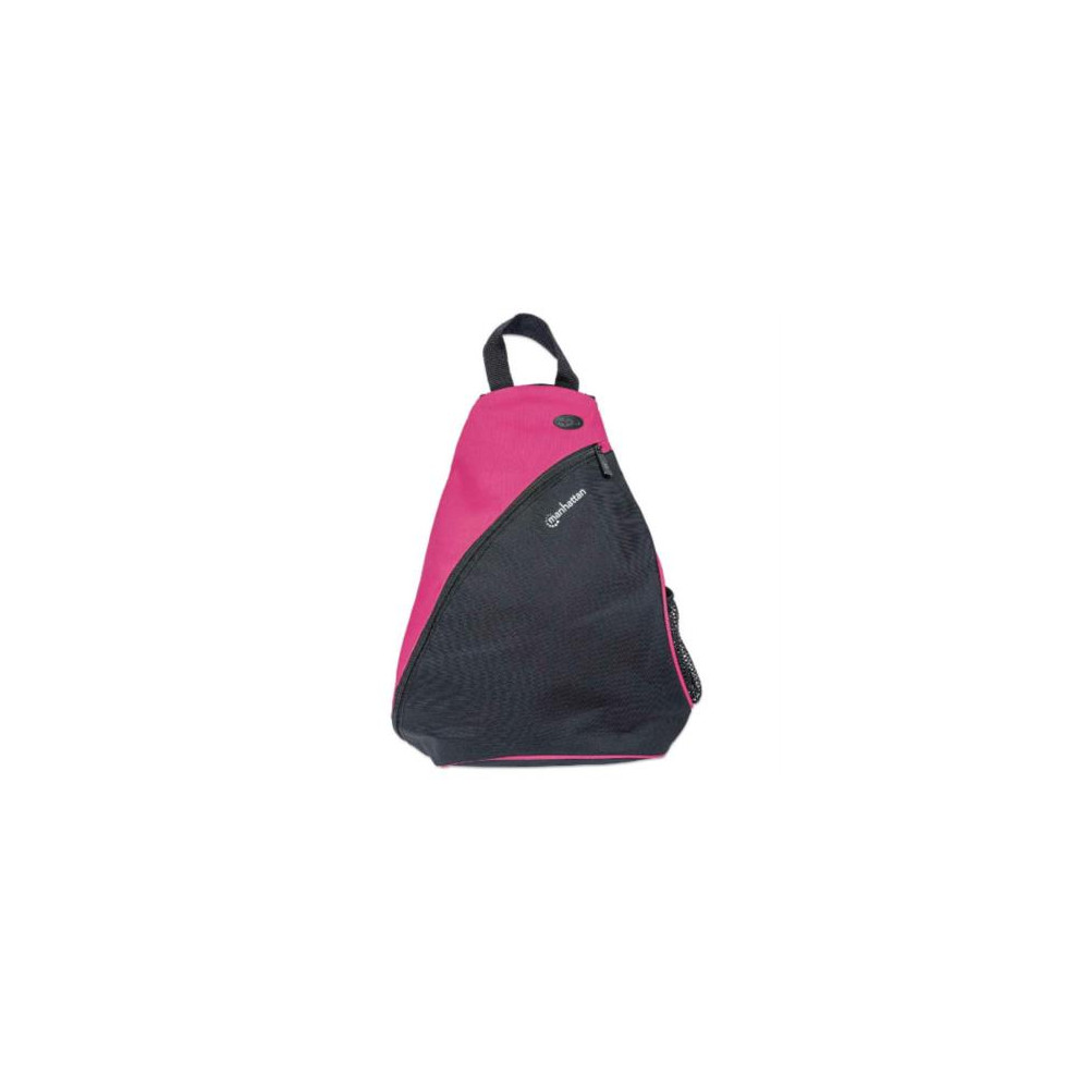 Mochila Manhattan Dashpack 12" Ligera Color Negro-Rosa [ 439879 ]