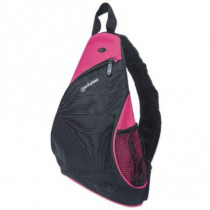 Mochila Manhattan Dashpack 12" Ligera Color Negro-Rosa [ 439879 ]