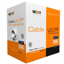 Cable Nexxt Solutions Professional Cat5e UTP 4P 24AWG CM 305m Gris [ AB355NXT31 ]