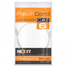 Cable de Conexin Red Nexxt Solutions U/UTP Cat6A 2.10m LSZH Compuesto sin Halogeno de Baja Toxicidad [ AB362NXT07 ]