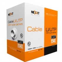 Cable Nexxt Solutions Professional Cat5e UTP 4P 24AWG CM 305m Azul [ AB355NXT32 ]