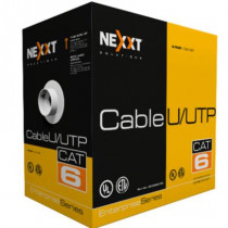 Cable Nexxt Solutions Enterprise Cat6 UTP 4P 23AWG CM 305m Gris [ AB356NXT01 ]