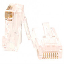 Conectores Modulares Nexxt Solutions AW102NXT01 Conector RJ45 Oro sobre Nquel 30 Cat 5e Sin Blindaje [ AW102NXT01 ]