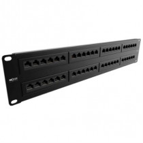 Panel de Conexion Red Nexxt Solutions para Rack Cat5e 48 Puertos Pre-Configurado Sin Blindaje Tipo 1 [ AW190NXT11 ]