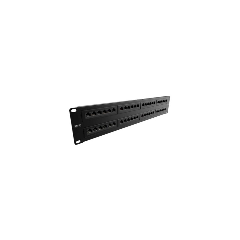 Panel de Conexion Red Nexxt Solutions para Rack Cat5e 48 Puertos Pre-Configurado Sin Blindaje Tipo 1 [ AW190NXT11 ]