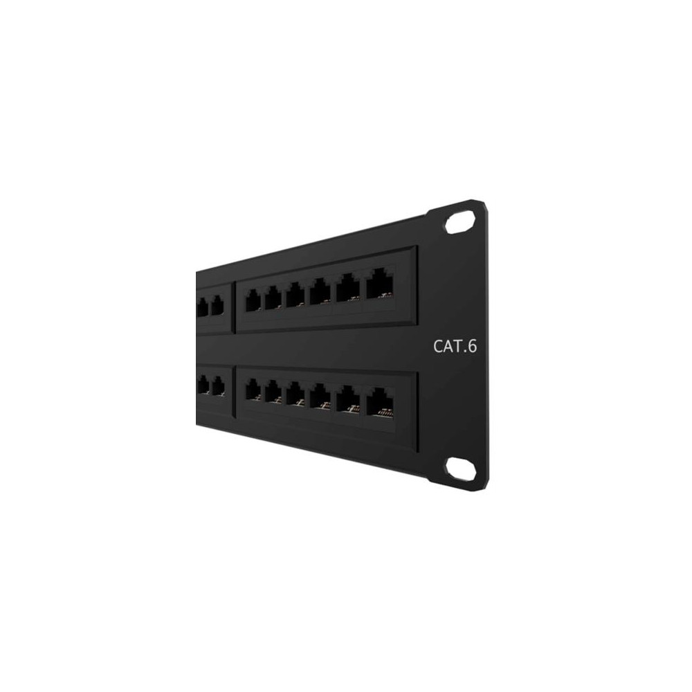 Panel de Conexin Red Nexxt Solutions para Rack Cat6 48 Puertos Pre-configurado Sin Blindaje Tipo 110 [ AW191NXT11 ]