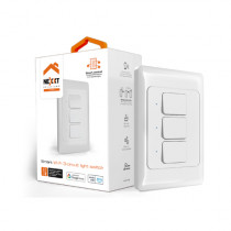 Interruptor Nexxt Home NHE-T100 3 Circuitos Interior Control de Encendido Apagado Monopolar [ NHE-T100 ]