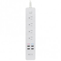 Barra Multicontacto Inteligente WiFi Nexxt Home Protector de Sobretensin con 4 tomacorrientes 4 puer [ NHP-E610-S ]