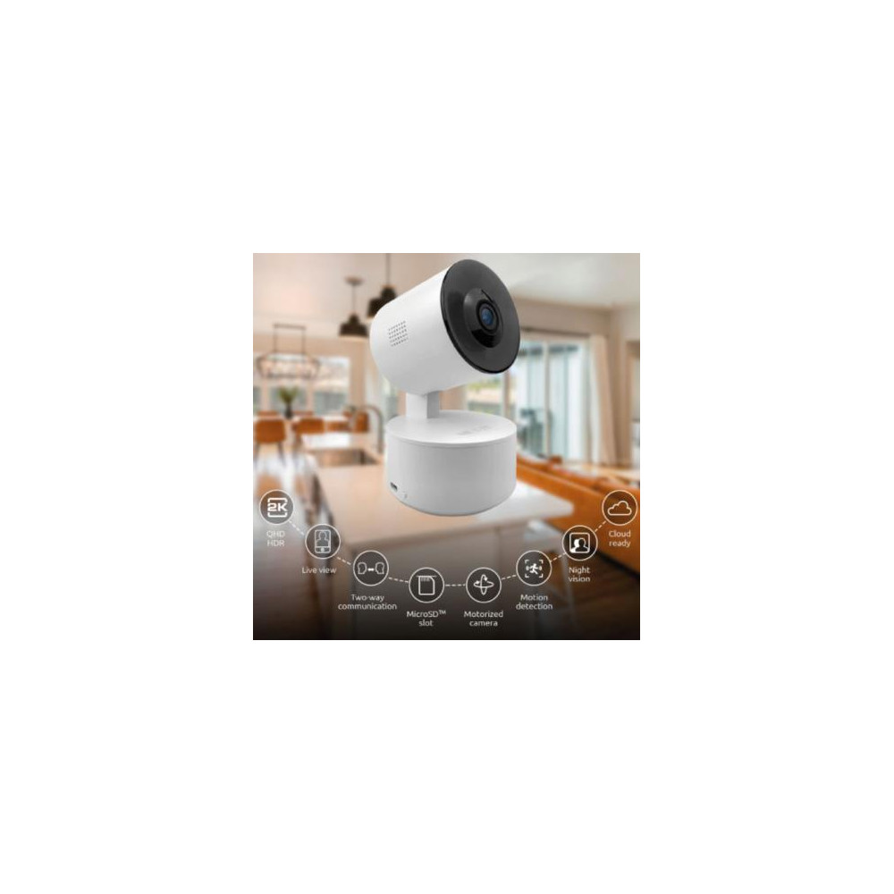 Cmara de Vigilancia Nexxt Home NHC-P710 2K QHD (2304x1296p) 3MP Interior 80 Micrfono Sensores y Parl [ NHC-P710 ]