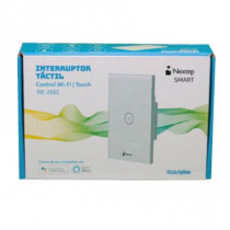 Interruptor Nextep Smart de Luz Pared Tctil Sencillo Control Wi-Fi [ NE-266S ]