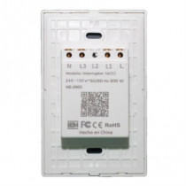 Interruptor Nextep Smart de Luz Pared Tctil Doble Control Wi-Fi [ NE-266D ]