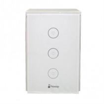 Interruptor Nextep Smart de Luz Pared Tctil Triple Control Wi-Fi [ NE-266T ]