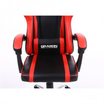 Silla Gamer Ergonmica Dragn XT Modelo Falkor Color Rojo-Negro [ NE-462R ]