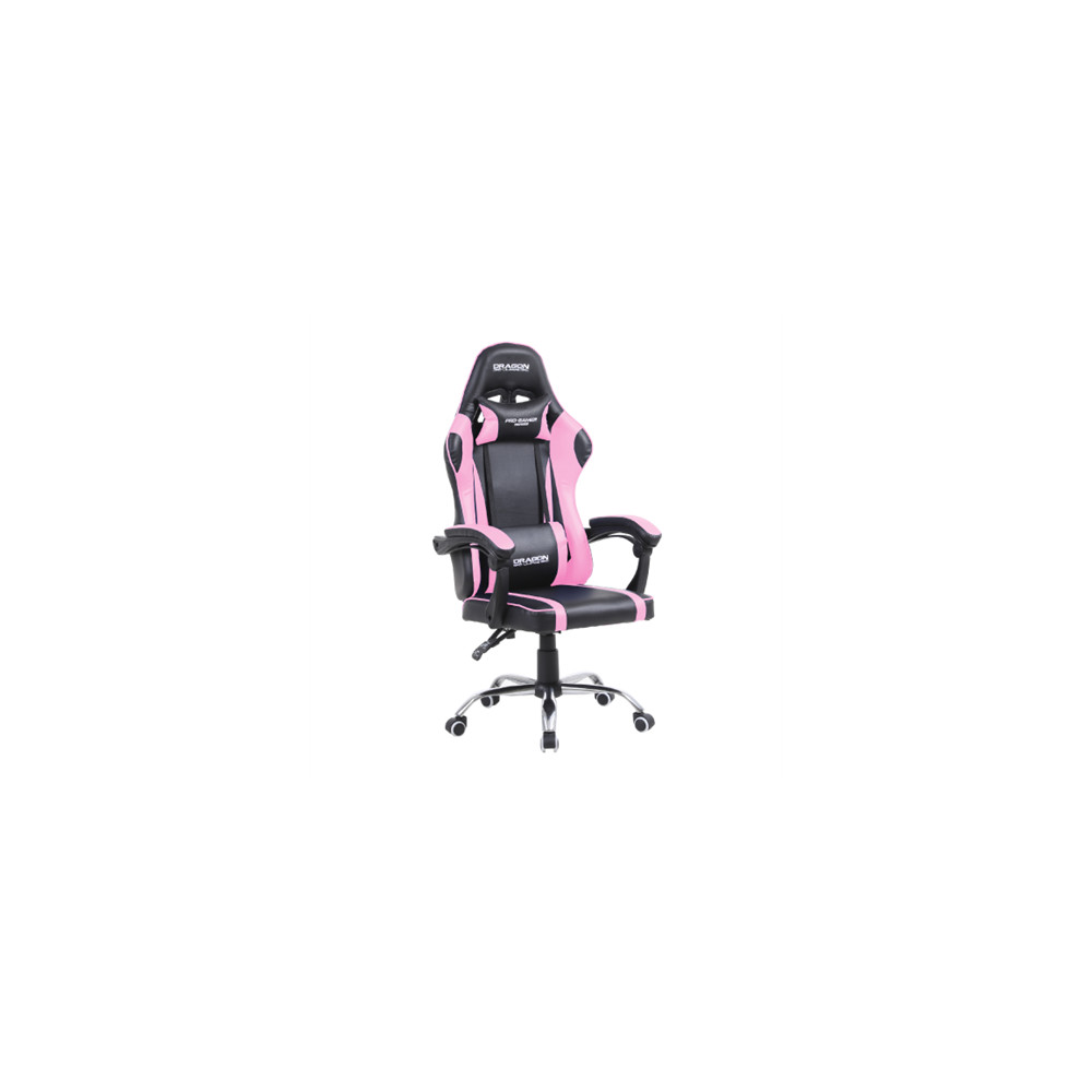 Silla Gamer Ergonmica Dragn XT Modelo Falkor Color Rosa-Negro [ NE-462RS ]