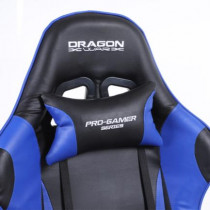 Silla Gamer Ergonmica Dragn XT Modelo Falkor Color Azul-Negro [ NE-462A ]