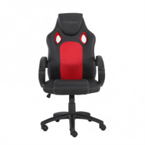 Silla Gamer Ergonmica Modelo Shenron Color Negro-Rojo [ NE-463NR ]