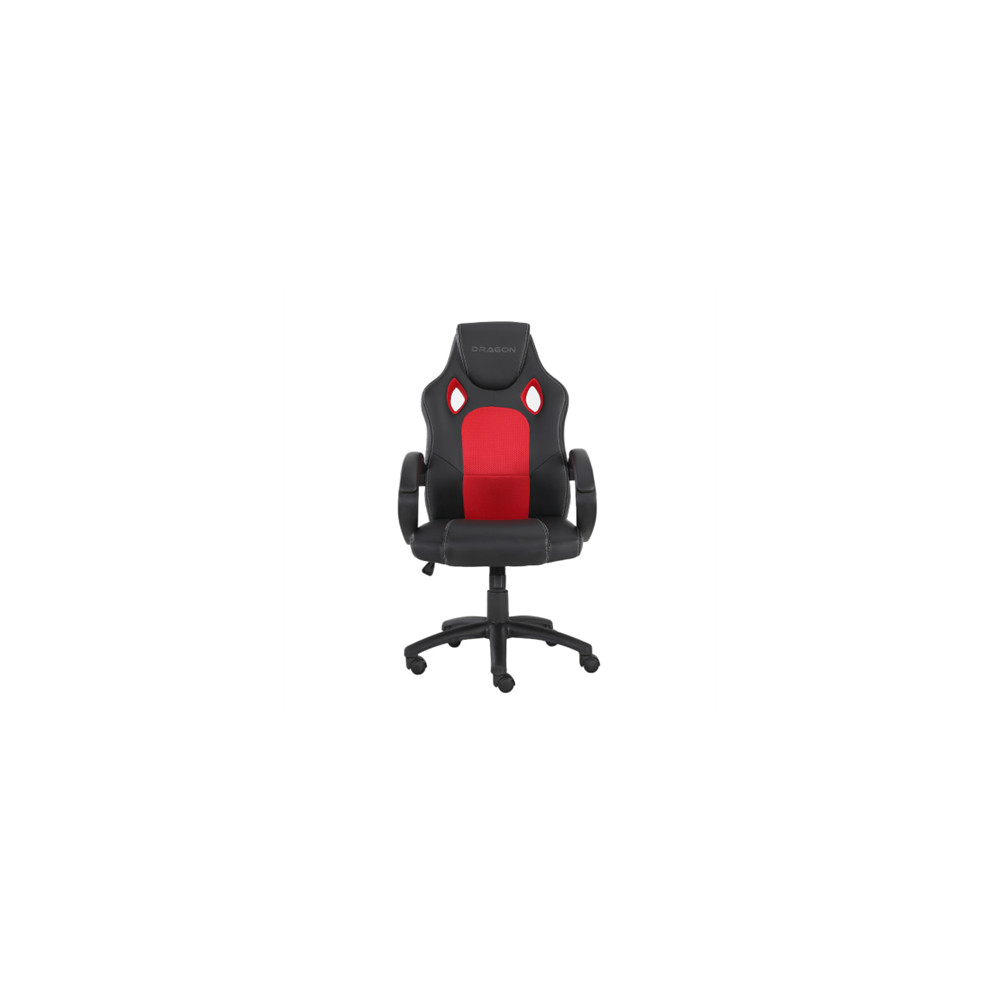 Silla Gamer Ergonmica Modelo Shenron Color Negro-Rojo [ NE-463NR ]