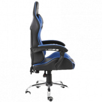 Silla Gamer Ergonmica Modelo Falkor Color Negro-Azul [ NE-461A ]