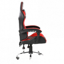 Silla Gamer Ergonmica Modelo Falkor Color Negro-Rojo [ NE-461R ]