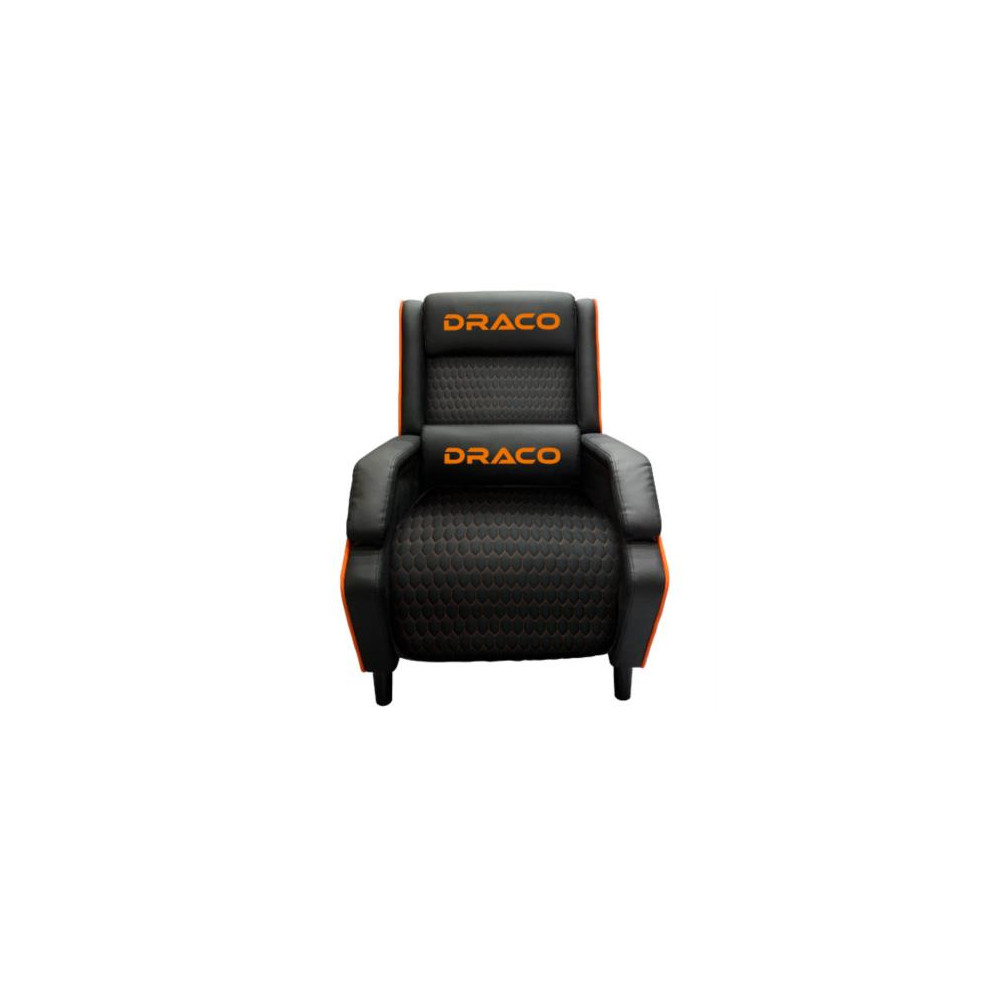 Sof Gamer Reclinable Dragon XT Modelo Draco Color Negro-Naranja [ NE-488J ]