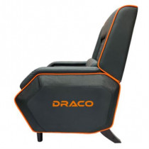 Sof Gamer Reclinable Dragon XT Modelo Draco Color Negro-Naranja [ NE-488J ]