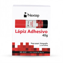 Lapiz Adhesivo Nextep 40 Gramos C/6 [ NE-022C ]