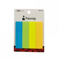 Banderitas Nextep Neon 4 Colores 200 Piezas c/10 Estuches [ NE-052 ]