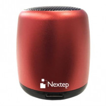 Mini Bocina Nextep Bluetooth Manos Libres con Botn para Selfies Color Rojo [ NE-400R ]