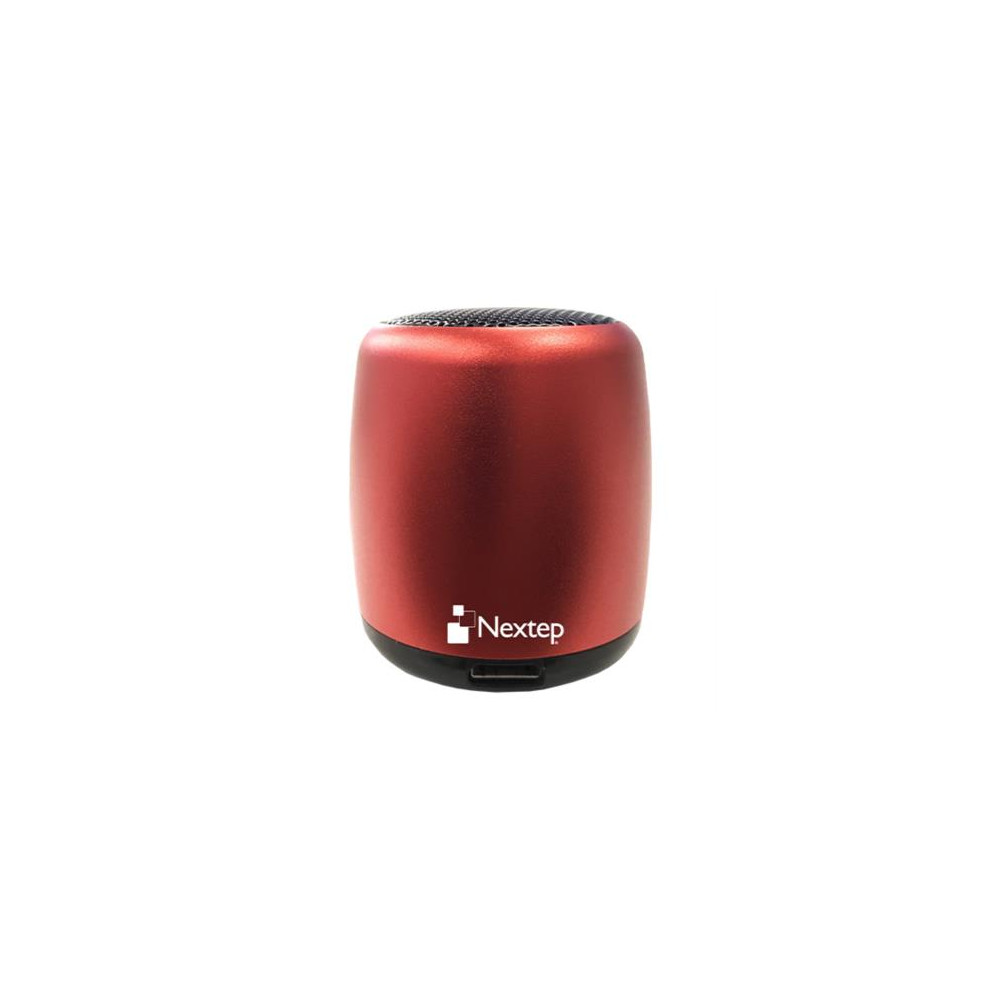 Mini Bocina Nextep Bluetooth Manos Libres con Botn para Selfies Color Rojo [ NE-400R ]