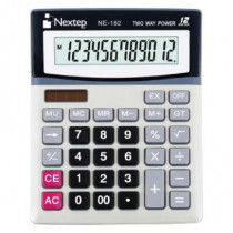 Calculadora Nextep 12 Dgitos Escritorio Bateria/Solar [ NE-182 ]