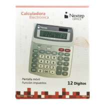 Calculadora Nextep 12 Dgitos Escritorio Funcin Impuestos Solar/Batera [ NE-190 ]