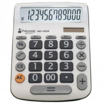 Calculadora Nextep 12 Dgitos Escritorio Teclas Grandes Solar/Batera [ NE-182A ]