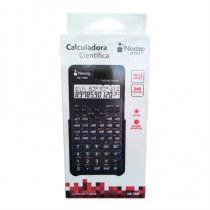 Calculadora Nextep Cientifica 10+2 Digitos Doble Linea 240 Funciones Solar/bateria [ NE-196E ]