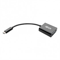 Adaptador Tripp Lite USB-C a VGA con Modo Alterno DP 1.2 Color Negro [ U444-06N-VB-AM ]