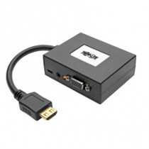 Adaptador Tripp Lite HDMI a VGA Audio 152m TAA Color Negro [ P131-06N-2VA-U ]