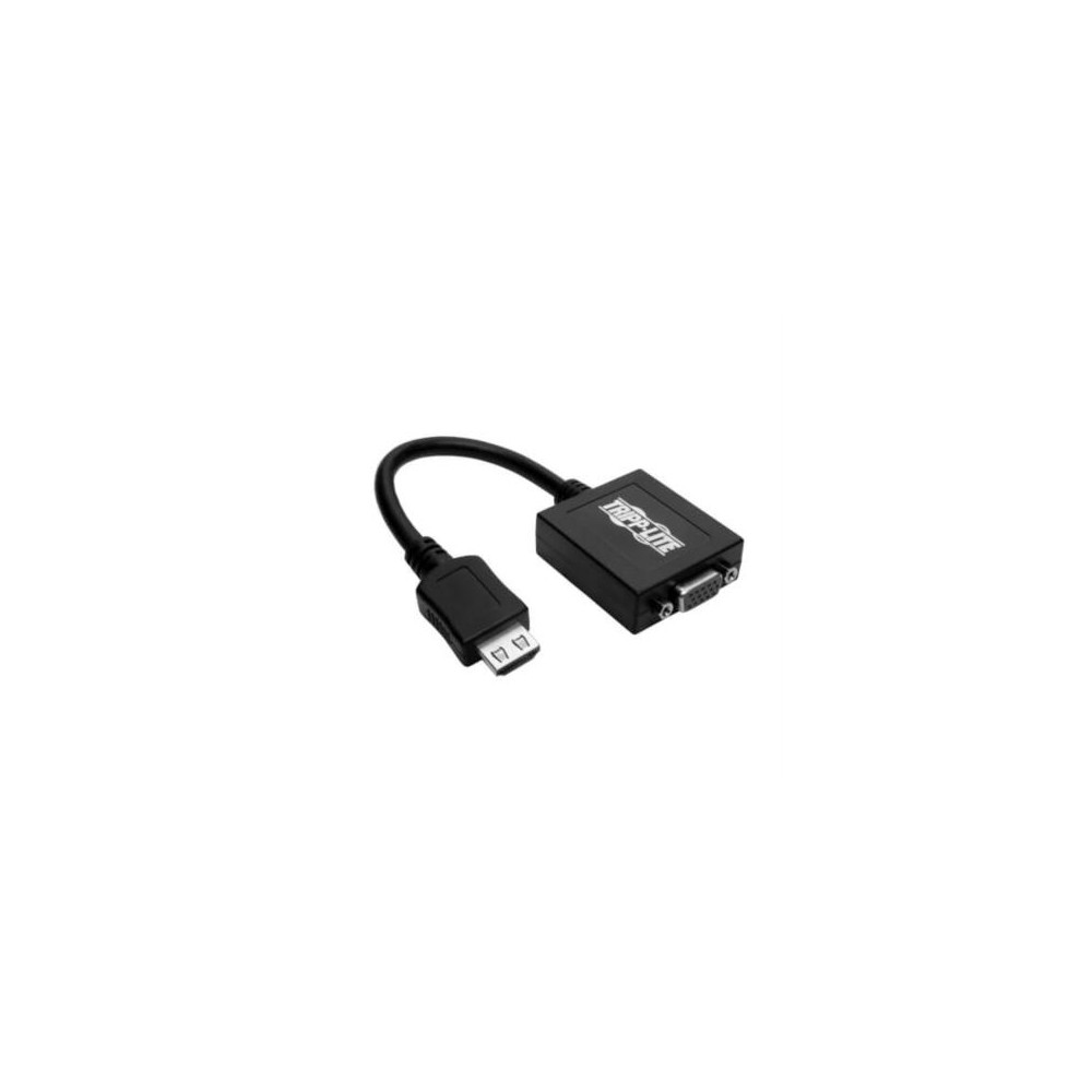 Adaptador Tripp Lite Convertidor HDMI a VGA Audio para PC Ultrabook/Laptop/Escritorio 15.24 cm Color [ P131-06N ]