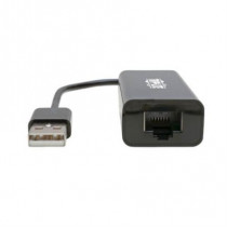 Adaptador Tripp Lite USB 2.0 Ethernet NIC 10/100 Mbps RJ45 Color Negro [ U236-000-R ]