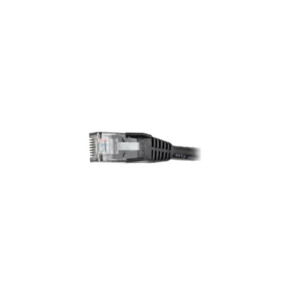 Cable Tripp Lite Ethernet (UTP) Moldeado Snagless Cat6 Gigabit RJ45 M-M 2.13m Color Negro [ N201-007-BK ]