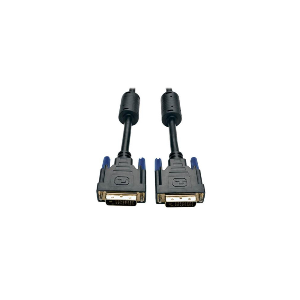 Cable Tripp Lite DVI Doble Enlace para Monitor TMDS Digital DVI (DVI-D M/M) 2m Color Negro [ P560-006 ]