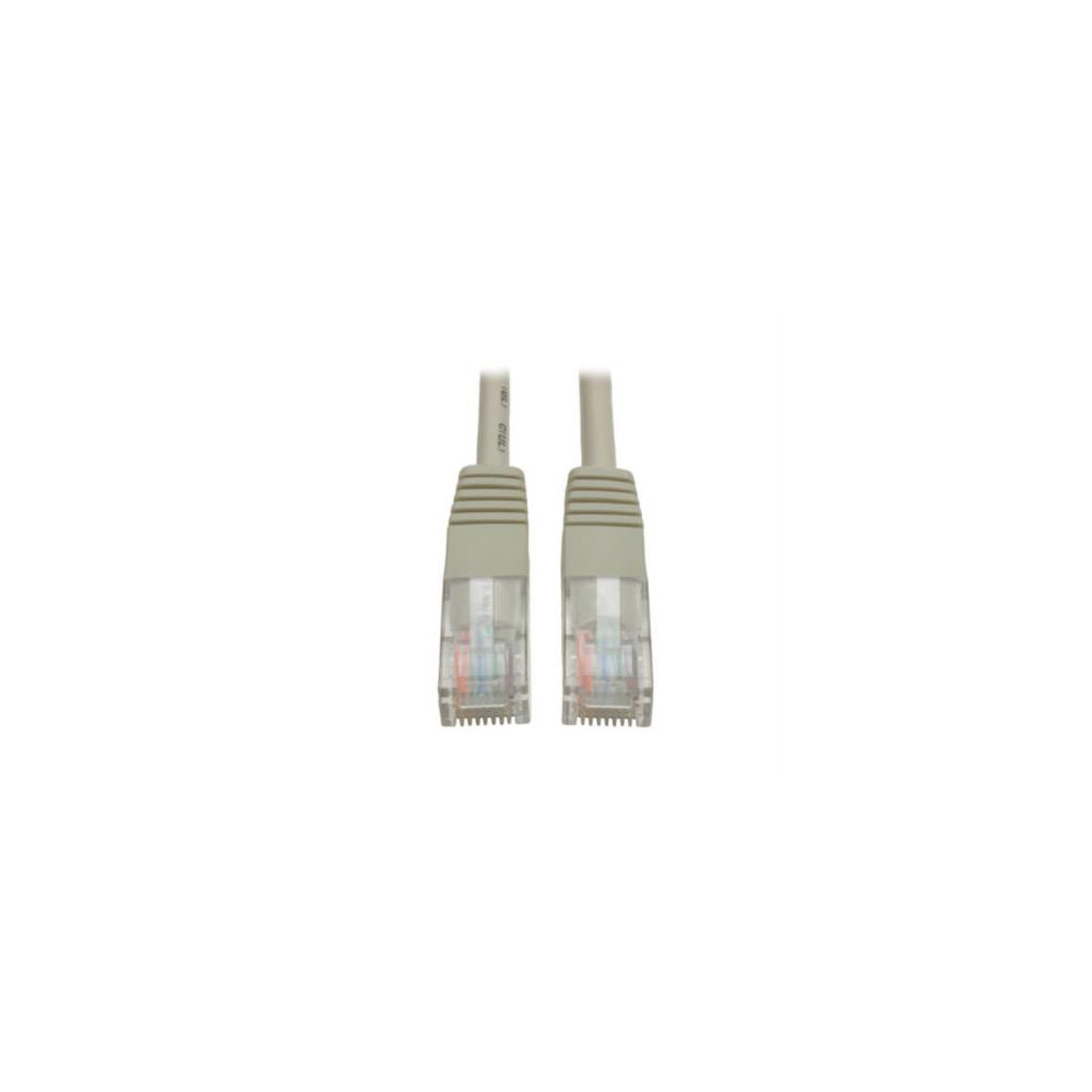 CABLE PATCH TRIPP-LITE MOLDEADO CAT5E GRIS DE 350MHZ (RJ45 M [ N002-004-GY ]