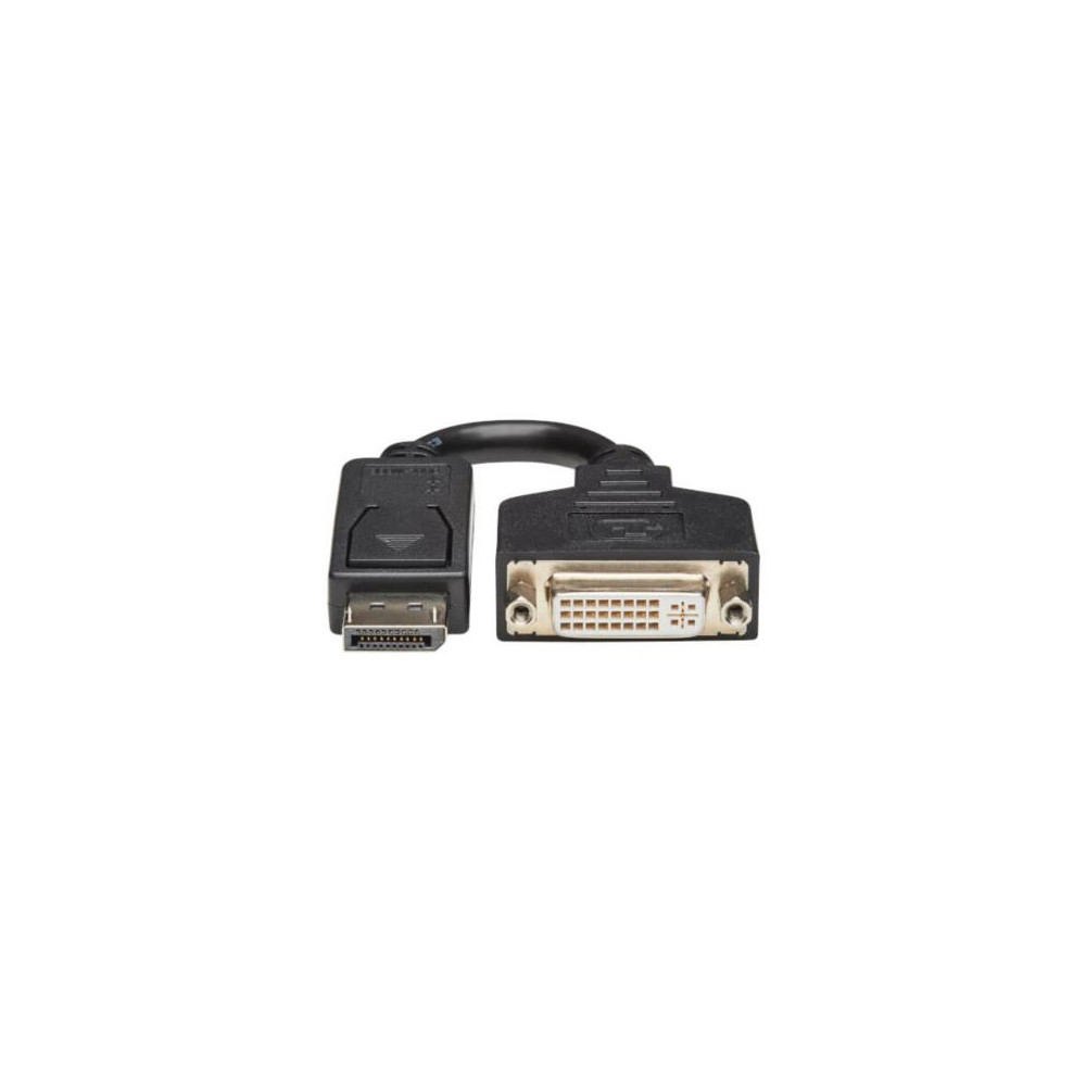 Adaptador Tripp Lite Cable DisplayPort a DVI Convertidor DP-M a DVI-I-F 15.2cm Color Negro [ P134-000 ]