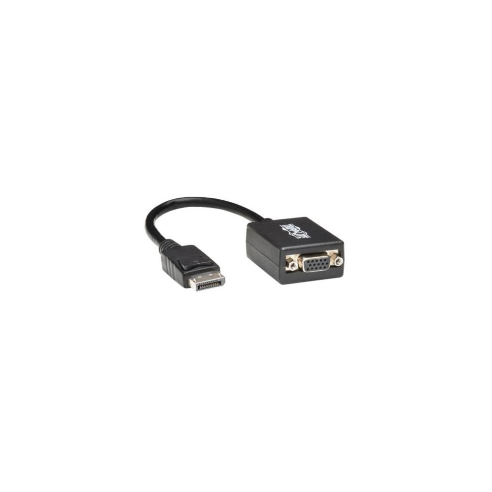 Adaptador Tripp Lite Activo Video DisplayPort a VGA M-H 15.24cm Color Negro [ P134-06N-VGA ]