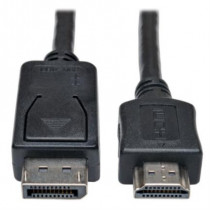 Adaptador de Cable Tripp Lite DisplayPort a HDMI M-M 2m Color Negro [ P582-006 ]