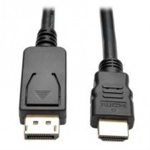 CABLE ADAPTADOR DISPLAYPORT 1.2. A HDMI DP CON SEGURO (M/M) [ P582-006-V2 ]