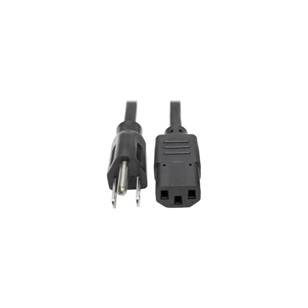 Cable Tripp Lite Alimentacin CA para Computadora Escritorio NEMA 5-15P a C13/13A/125V/16 AWG 2.44m C [ P006-008-13A ]