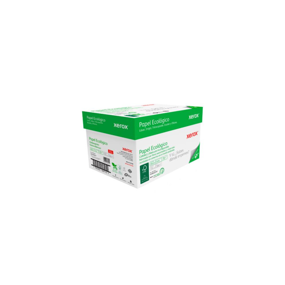 Papel Cortado Xerox Bond Ecolgico 75gr Carta 93% Blancura (Verde) C/5000 Hojas [ 3M2010 ]